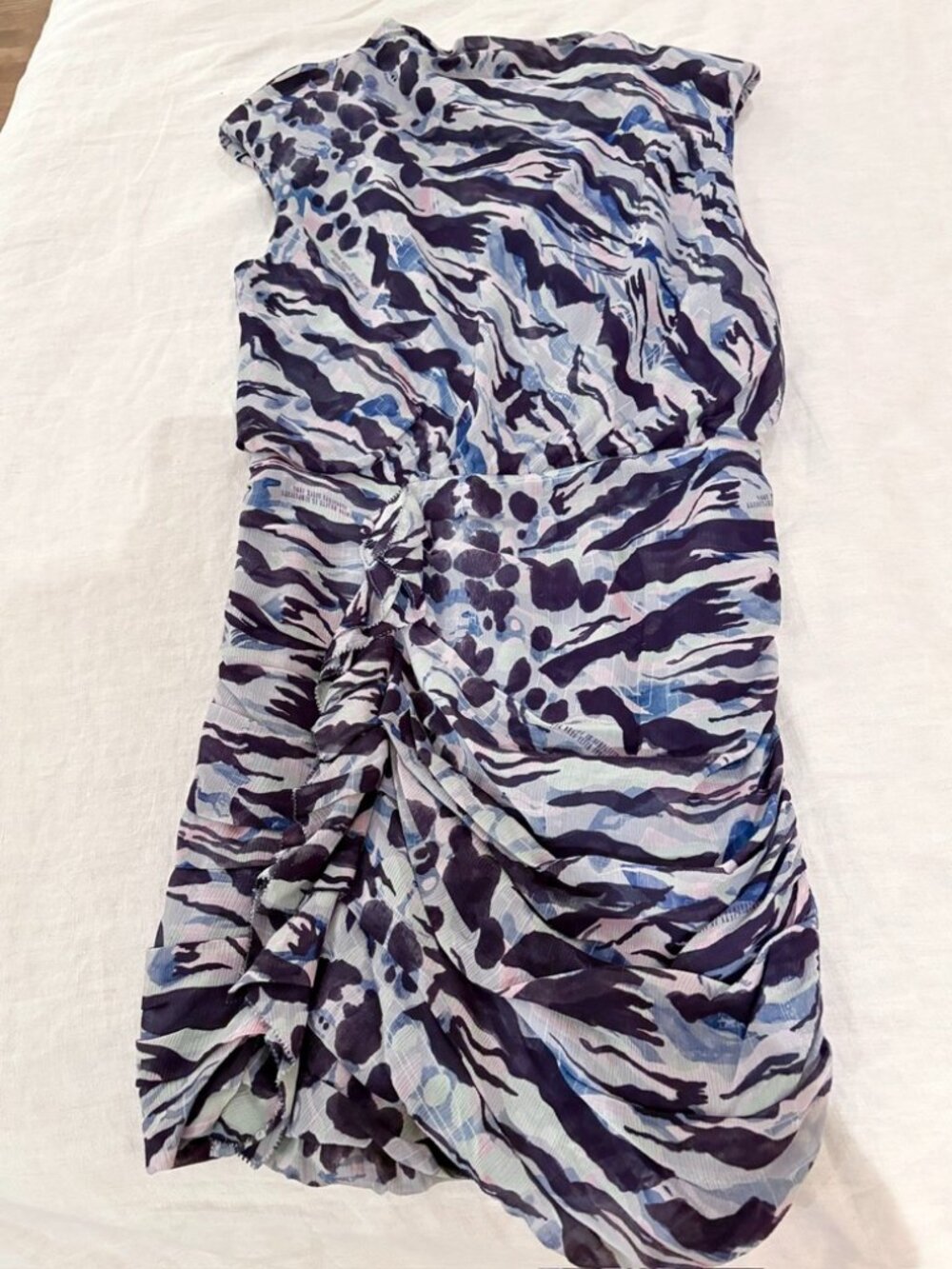 All Saints S (4) Cocktail Dress w Fun Pattern